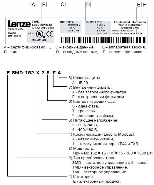 Lenze 8200 Vector Инструкция