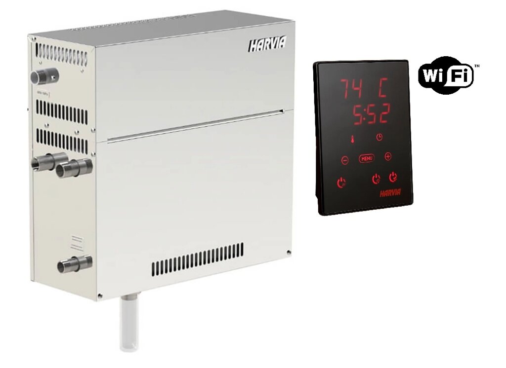 Парогенератор Steam generator Harvia HGD45XW 4.5 kW WiFi від компанії Магазин опалення та Сантехніки - «Печі Маркет» - фото 1