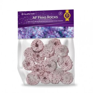 Aquaforest Плашки для садіння коралів Aquaforest Frag Rocks Purple 24 шт (732444)