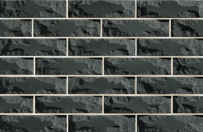 Облицовочный кирпич LAND BRICK черный Звездочка ##от компании## KIRPICHEFF - ##фото## 1
