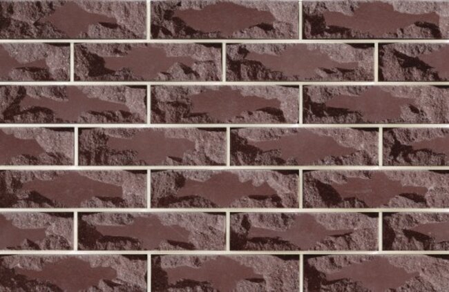 Облицовочный кирпич LAND BRICK коричневый Звездочка ##от компании## KIRPICHEFF - ##фото## 1