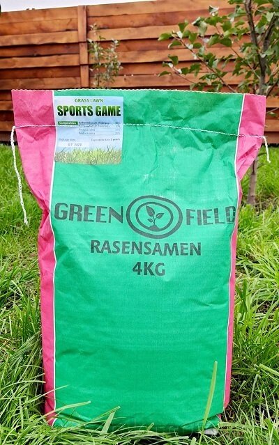 Насіння Газонна трава Спорт, ТМ Green Field RasenSamen (Україна), 4 кг від компанії AgroSemka - фото 1