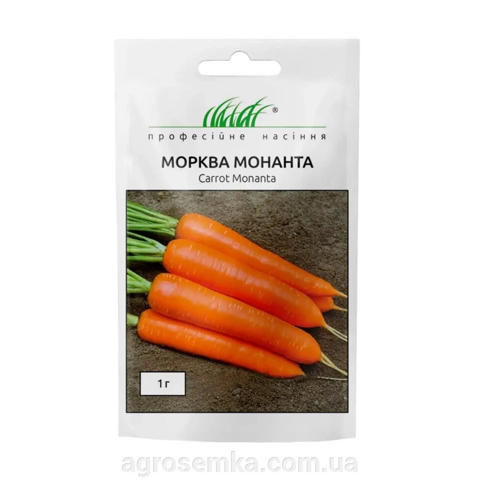 Насіння Морква Монанта 1г / Rijk Zvaan від компанії AgroSemka - фото 1