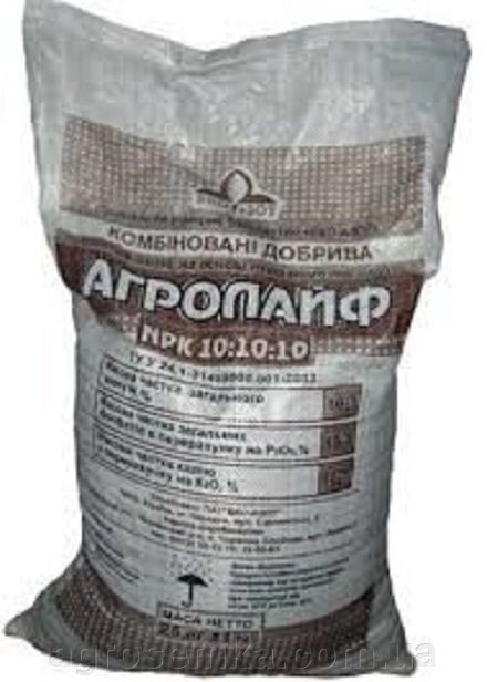 Органічне добриво Агролайф 10:10:10 / 25 кг від компанії AgroSemka - фото 1
