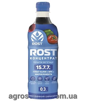Органо-мінеральне добриво Rost Концентрат 15:7:7 - 0.3 л від компанії AgroSemka - фото 1