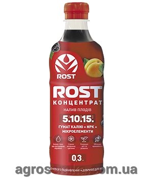 Органо-Мінеральне Добриво Rost (Рост) Концентрат 5.10.15, 0.3 л від компанії AgroSemka - фото 1