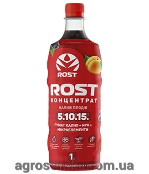 Органо-Мінеральне Добриво Rost (Рост) Концентрат 5+10+15, 1 л від компанії AgroSemka - фото 1