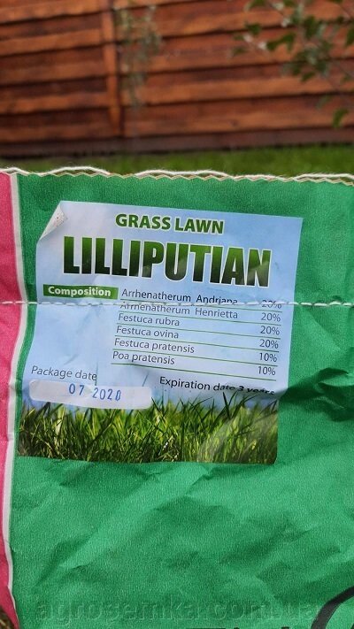 Семена Газонная трава Лилипут, ТМ Green Field RasenSamen (Украина), 4 кг від компанії AgroSemka - фото 1