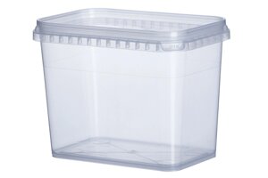 Тара 1 л пластикова харчова прямокутна