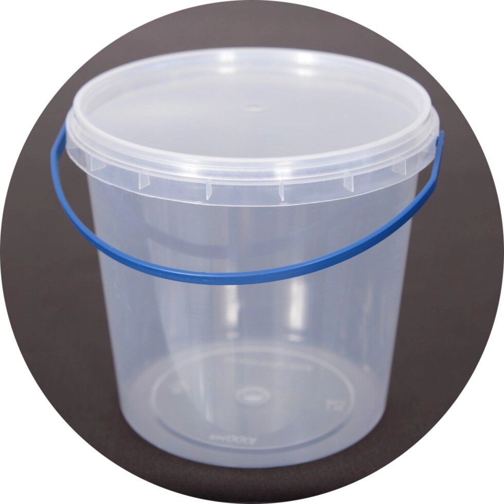 Відро пластикове, харчове 1.1 л. (129х130 мм) в Україні від компанії Інтернет-магазин "VIDRO" - фото 1