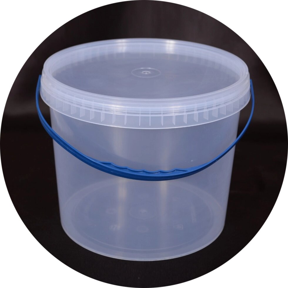 Відро пластикове харчове 10 л. з ручкою 285х232 мм від компанії Інтернет-магазин "VIDRO" - фото 1