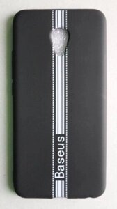 Чохол-бампер силіконовий Baseus LOGO Meizu MX6 чорний