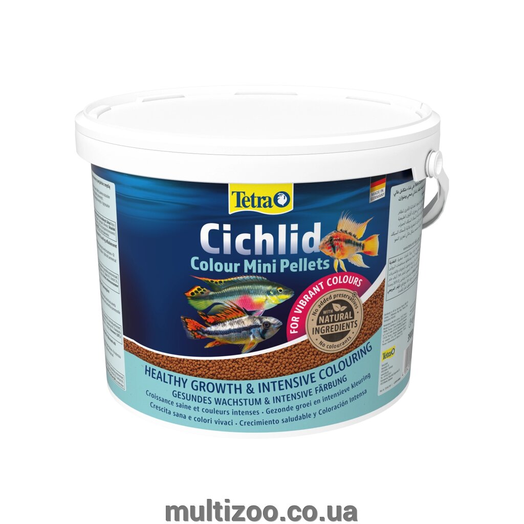 Корм д/цихлид Tetra CICHLID Colour MINI 10L від компанії Multizoo - зоотовари для тварин - фото 1