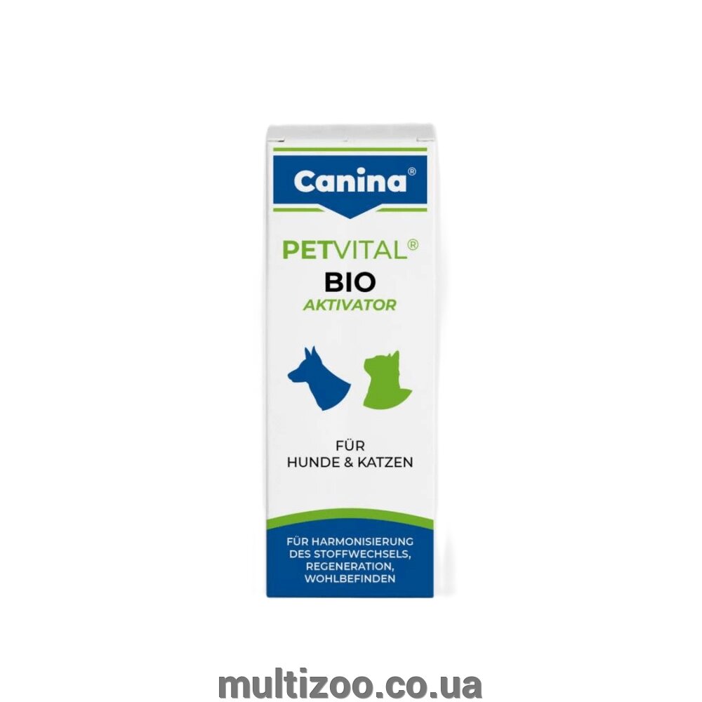 Віатміни PETVITAL Bio-Aktivator 20ml рідкий комплекс з амін. к-тами і залізом від компанії Multizoo - зоотовари для тварин - фото 1