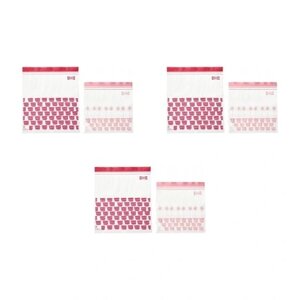 Набір 3 штуки 3 шт. струнні пакети Istad червоно-рожеві 2.5л 1.2л