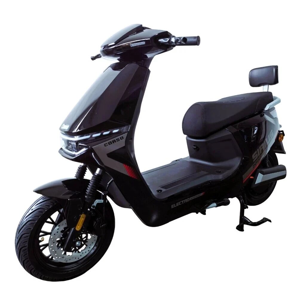 Електричний скутер CORSO Sirius SR 2000W-72вт-35А/ч GraFen шини 12"-12" від компанії Igrushechnik - фото 1
