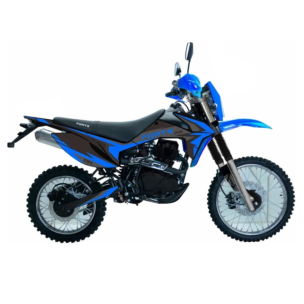 Мотоцикл FORTE FT200GY-C2 об'єм 200 см3 шини 19'/16' 16.6 к. з від компанії Igrushechnik - фото 1