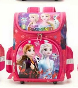 Рюкзак шкільний каркасний С 43556 (36) 1 відділення, 1 зовнішній карман, 3D принт, ортопедична спинка, в пакеті