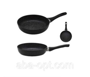 Набір сковорідок з гранітним покриттям Ø 22 24 26 см Граф (шт) 6623