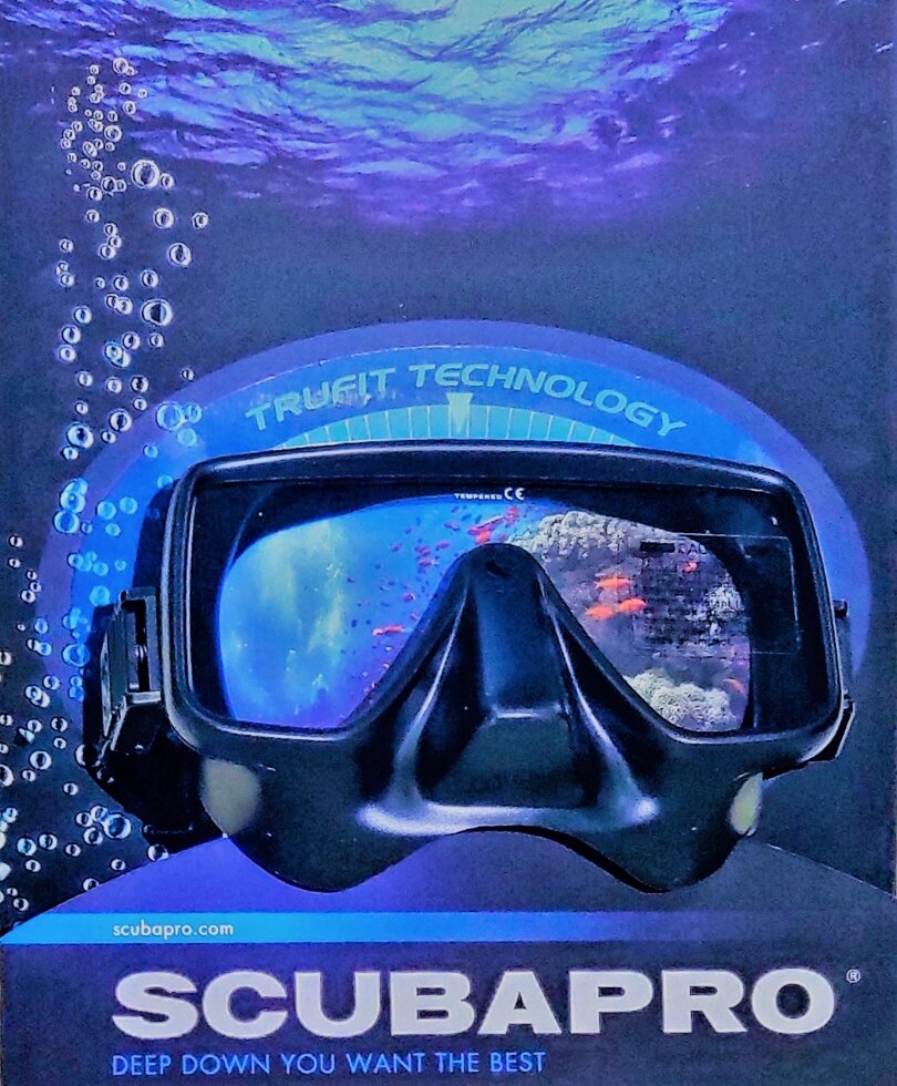 Маска ScubaPro Frameless Gorilla матовая ##от компании## Магазин Calipso dive shop - ##фото## 1