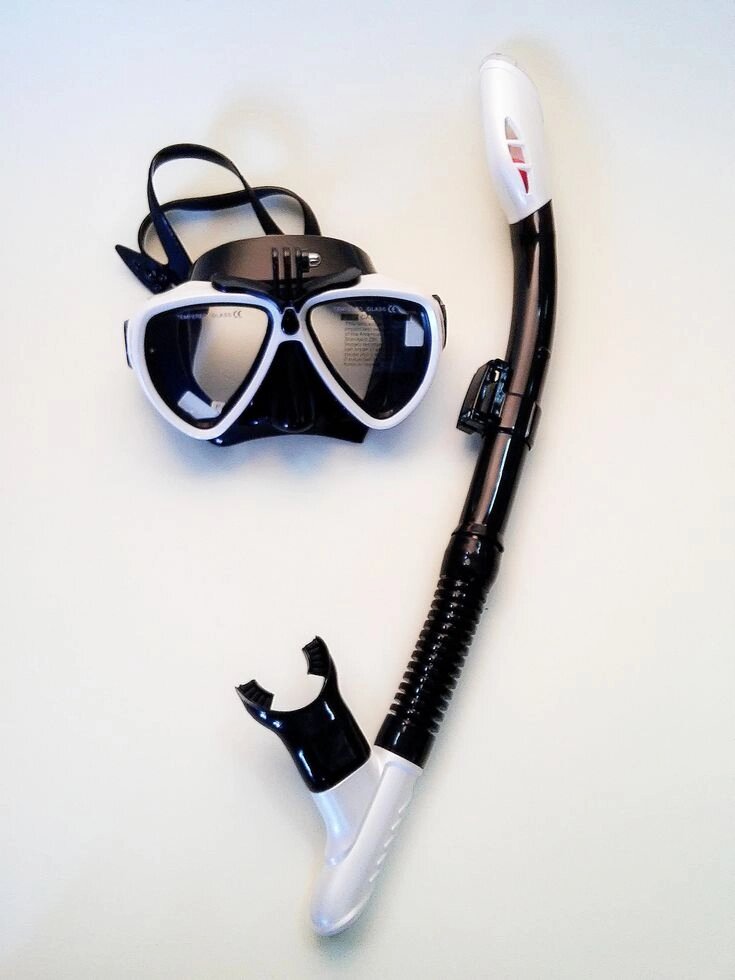 Набір для плавання: маска + антифог + кріплення для камери GoPro +суха&quot; трубка - порівняння