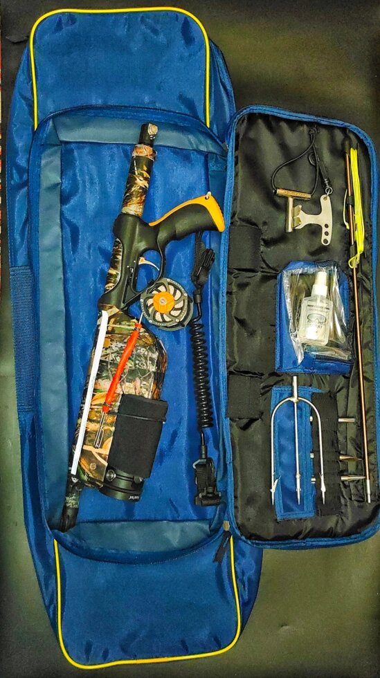Сумка-чохол для рушниці і ласт до 90 см синя від компанії Магазин Calipso dive shop - фото 1