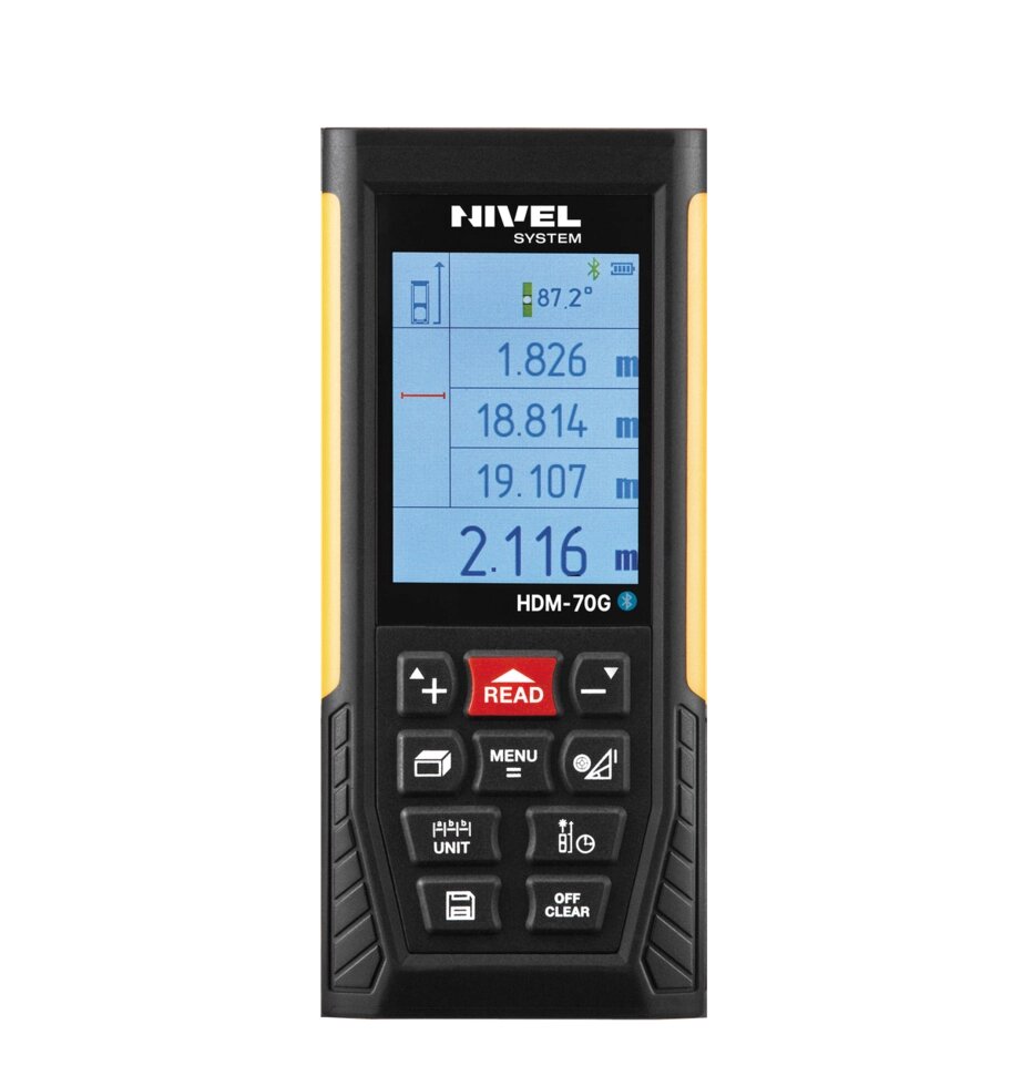 Лазерная рулетка Nivel System HDM-70G ##от компании## Геодезичне обладнання та інструменти - ##фото## 1