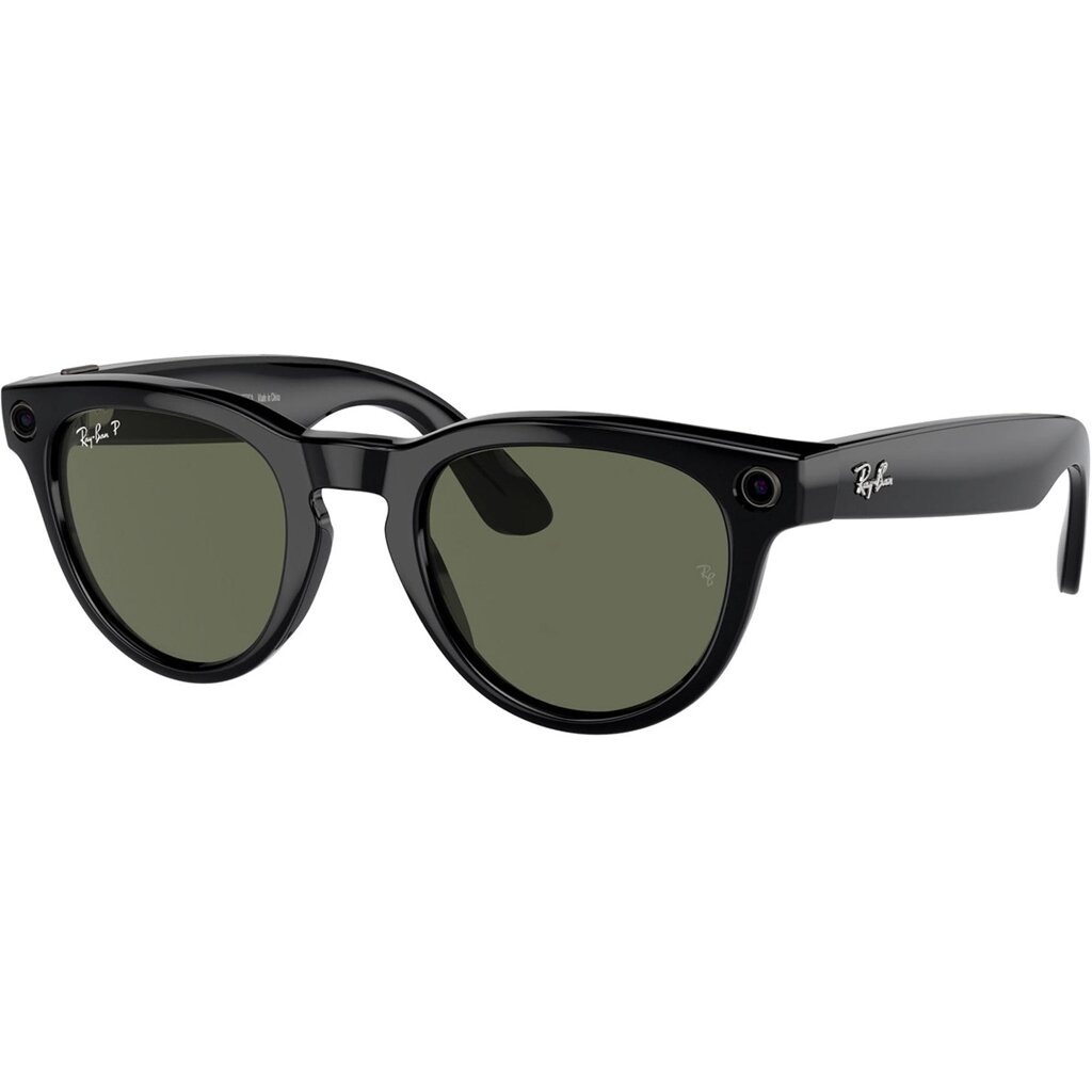 Ray-Ban Meta Wayfarer Large - Shiny Black / G-15 Green (RW4008 601/71 53-22) від компанії Cthp - фото 1