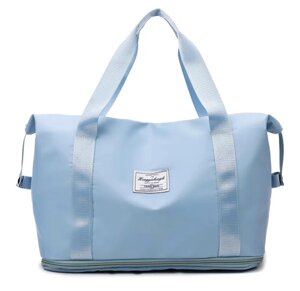 Дорожна сумка для подорожей для ручної поклажі Джинс колір 42*28см (12 см)22см