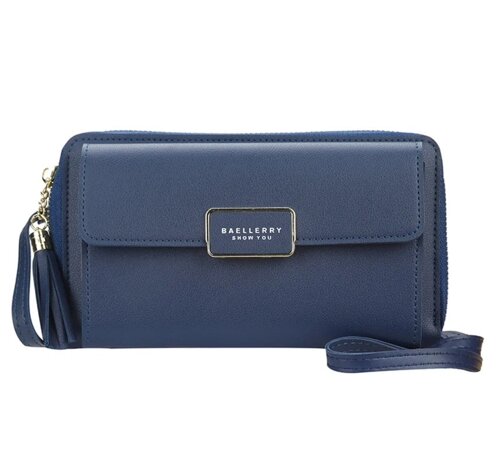 Жіночий гаманець-сумка baellerry 20х11х4 Синя
