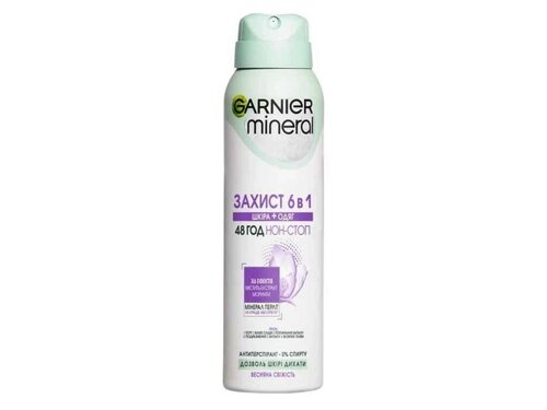 Антиперспірант Mineral Весняна свіжість спрей 150 мл ТМ GARNIER