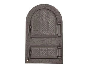 Дверцята чавунна спарена аркова Мікулін 330х530 (79) 13,2 кг ТМ БУЛАТ