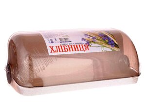 Хлібниця пластикова велика 150 12 білий мармур ТМ LAMELA