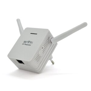 Підсилювач WiFi сигналу з 2-ма вбудованими антенами LV-WR06, живлення 220V, 300Mbps, IEEE 802.11b / g / n,