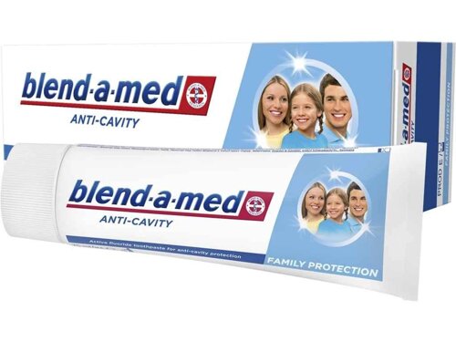 Зубна паста 75мл Анти-карієс Захист для всієї родини ТМ Blend-a-med