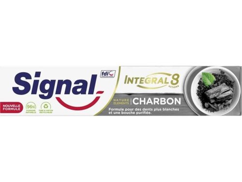 Зубна паста 75мл Integral 8 Nature Elements Відбілювання та детокс з вугіллям ТМ Signal
