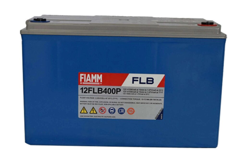 Акумуляторна батарея Fiamm 12FLB400Pl 12V 105Ah (341 x 174 x 217) 34kg від компанії Price Killer - фото 1
