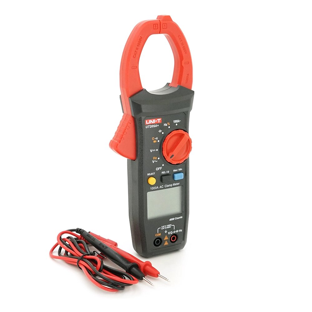 Цифрові токознімачі UNI-T UT205A+ Вимірювання: V (AC/DC), A (AC), Ω, C, Hz (True RMS). Функції: Data Hold, від компанії Price Killer - фото 1