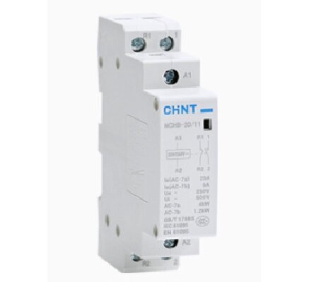 Контактор CHINT NCH8-20/11 220V,20А, 4kW, 1NC+1NO, на DIN-рейку, 85*65,5*18мм від компанії Price Killer - фото 1