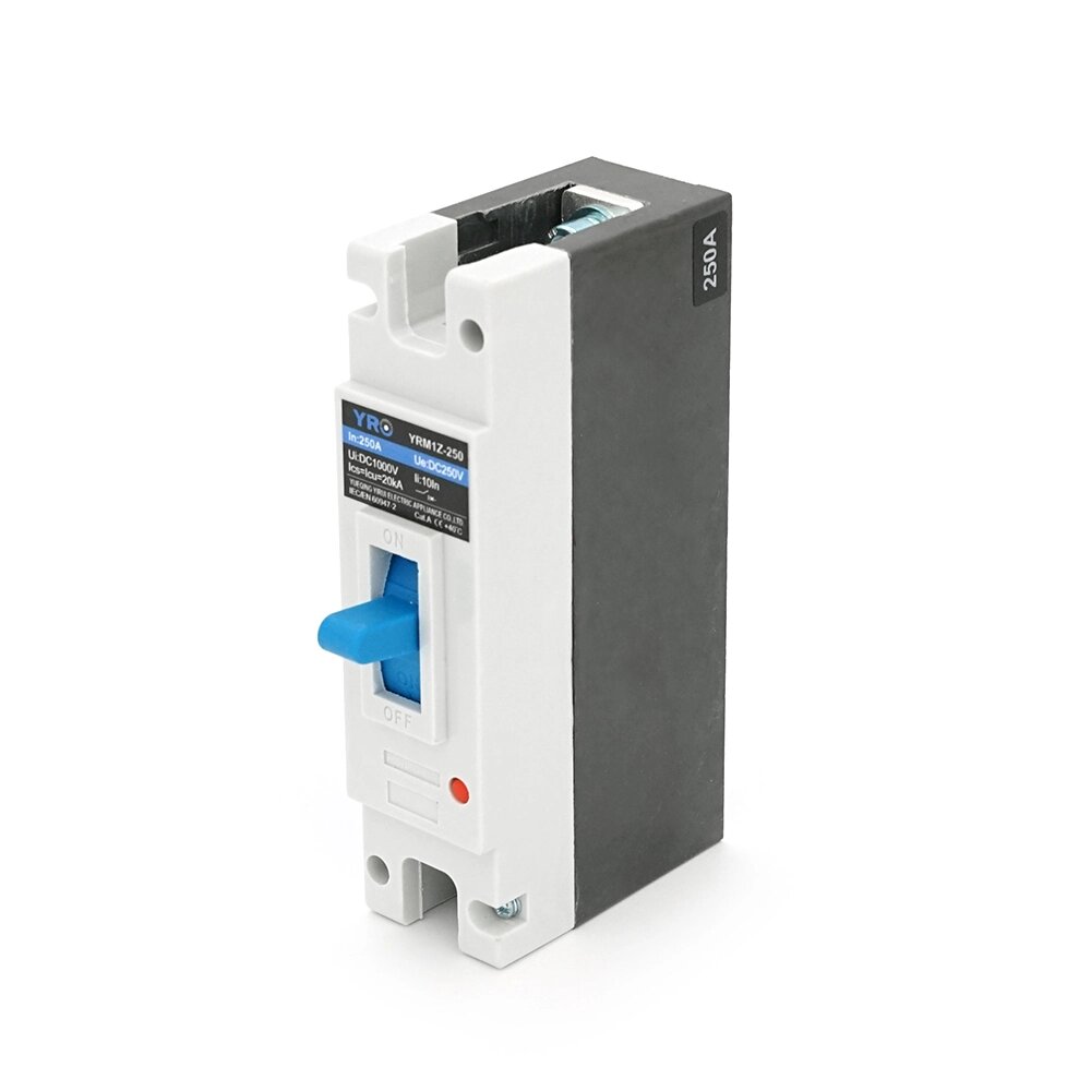 Однополюсний автомат постійного струму YRM1Z-250 DC MCCB 1P 250A 250VDC, 2 штуки в упаковці, ціна за 1 штуку від компанії Price Killer - фото 1