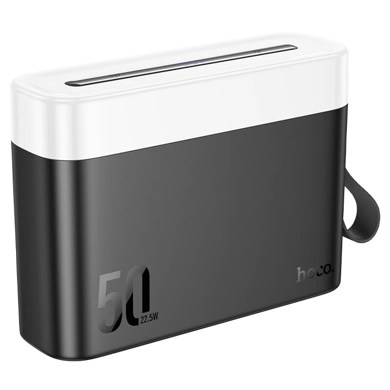 Power Bank HOCO J94A 50000mAh, 2USB+Type-C, 22.5W+PD20W, Black, 1.32kg від компанії Price Killer - фото 1