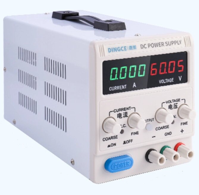 Регульований джерело живлення DINGCE DC-10060 D, 100В:0,1В, 100А:0,1А, Uстаб0,2%, 220В, 125*260*160мм від компанії Price Killer - фото 1