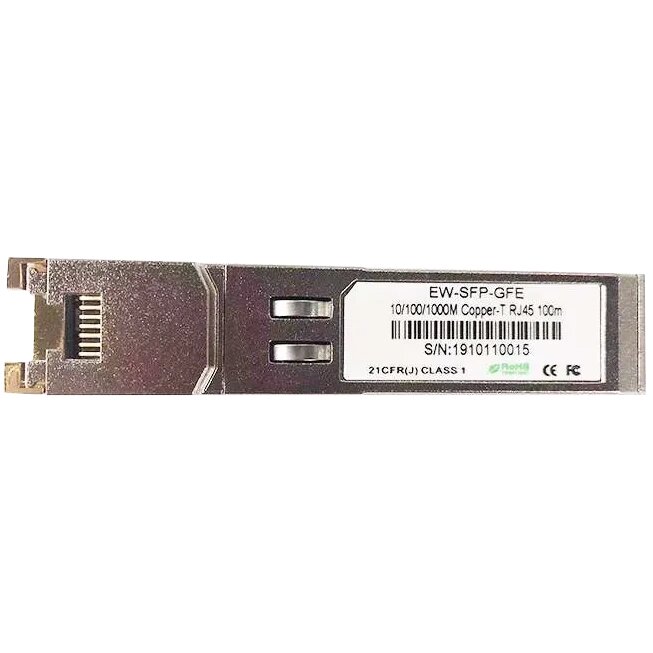 SFP трансивер Ewind EW-SFP-GFE, 1.25G, SFP port transform to 10/100/1000M * RJ45 port від компанії Price Killer - фото 1