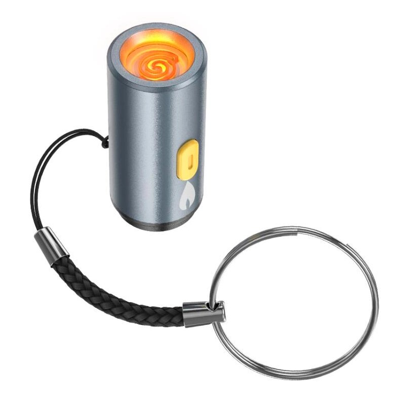 Запальничка HOCO UA38 від Type-C, Gray, Box від компанії Price Killer - фото 1