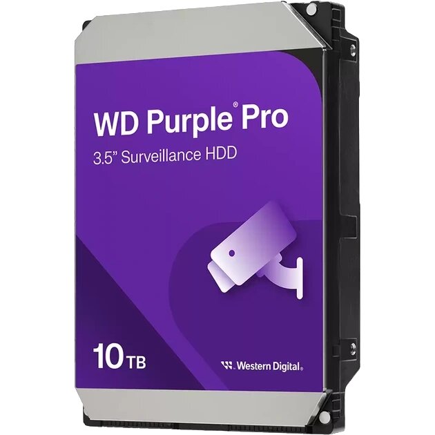 Жорсткий диск 3.5" WD102PURP, 10 ТБ, SATA 3, 7200 об/хв від компанії Price Killer - фото 1