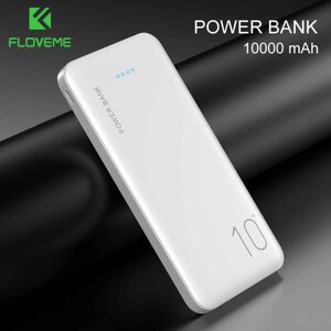 Зовнішній акумулятор FLOVEME P200 Power Bank 10000 mAh White