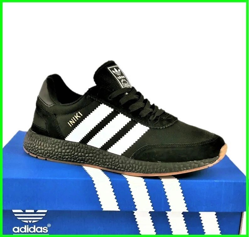 Кросівки Adidas Iniki Runner Boost Чорні Жіночі Адідас (розміри: 37,38,39,40,41) Відео Огляд від компанії Магазин "Astoria-gold" - фото 1