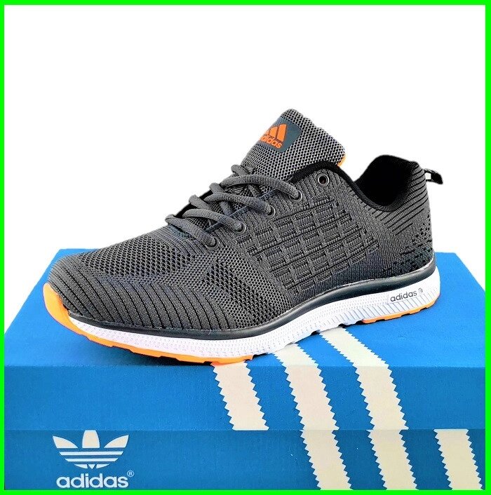 Кросівки Чоловічі Adidas Runner Boost Сірі Адідас (розміри: 41,42,43,44,45,46) Відео Огляд від компанії Магазин "Astoria-gold" - фото 1