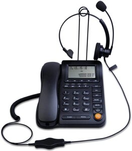 Провідний телефон IP з ідентифікацією абонента і монофонічною гарнітурою шумозаглушення KerLiTar LK-P017B