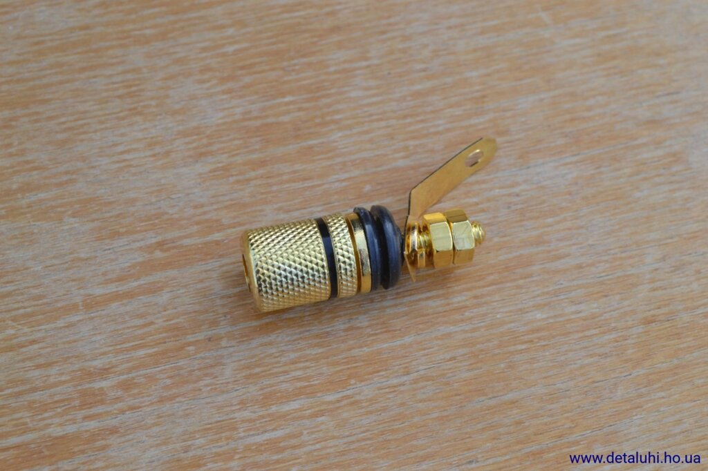 Банановий роз'єм 3,5 мм 21 мм чорний від компанії Detaluhi - фото 1